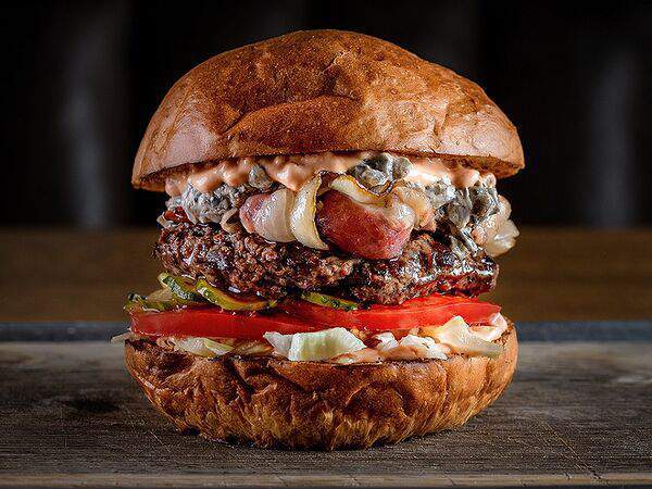Потроха - Бургер Mushroom с беконом