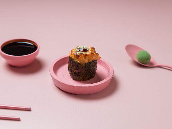 Rollwell - Запеченный гункан с крабом