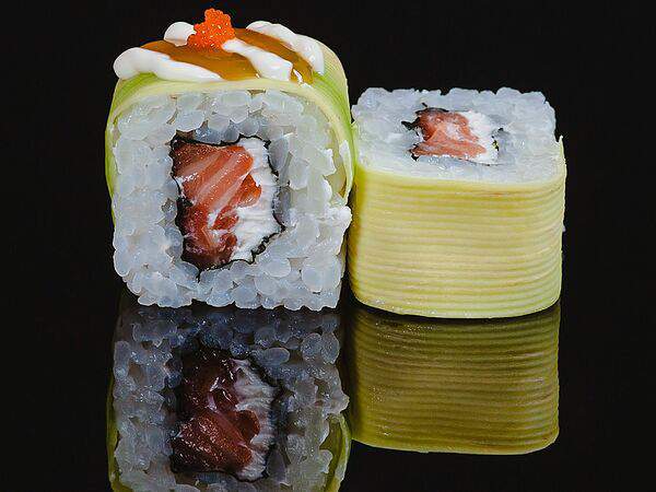 Такаши - Ямайка с огурцом и лососем Терияки