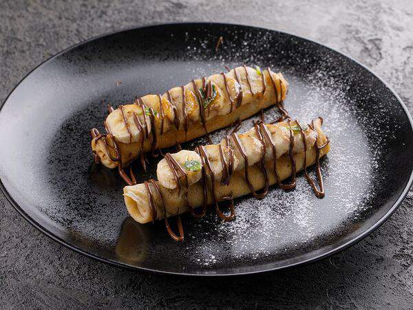 Стейк By Steak - Блины с нутеллой и бананом