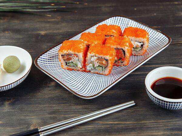 Эбби Noodles & Sushi Bar - Ролл Калифорния с крабом