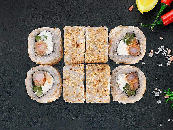 Easy kitchen - Ролл Эби темпура