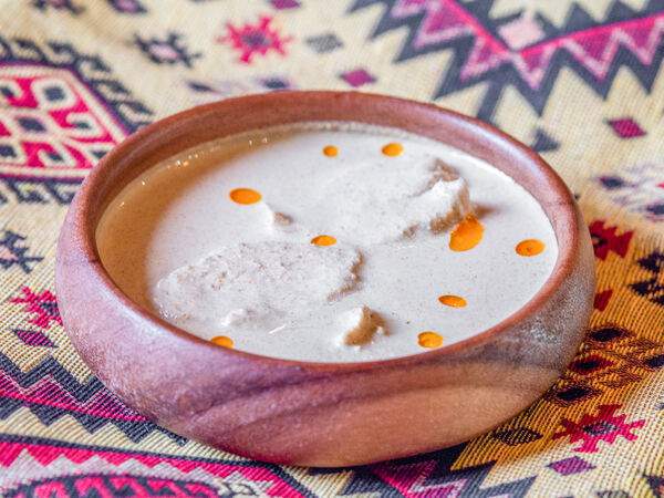 Сулугуни - Сациви с курицей