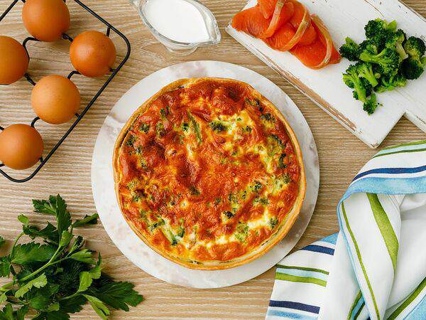 Джем - Французкий киш с куриным филе и фасолью