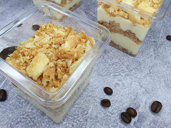 БулочкаКофе - Наполеон заливной в стакане