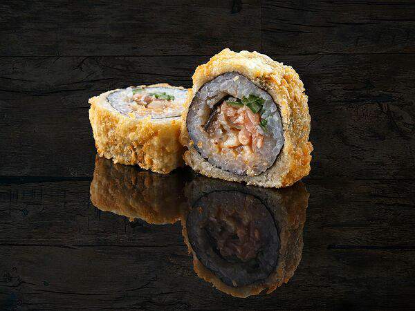 Kinza House - Темпура с лососем и угрем