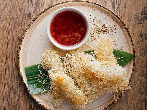 Maru - Тигровые креветки в тесте Катаифи