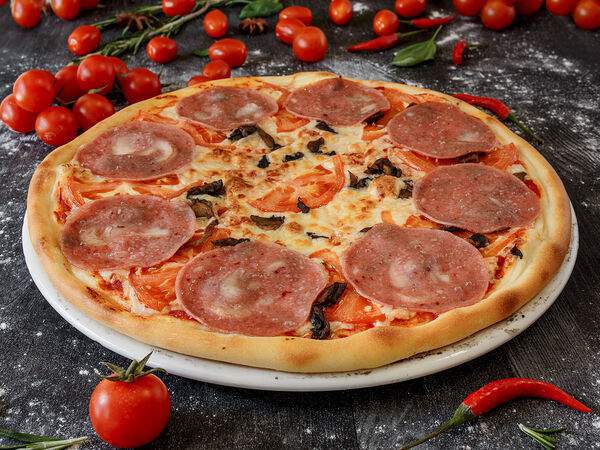 Аквасуши - Пицца с ветчиной и грибами