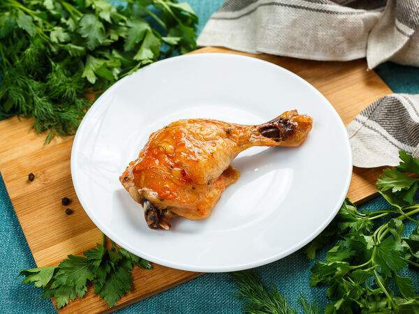 Ресторан быстрого обслуживания Вилка ложка - Куриный окорочок в специях