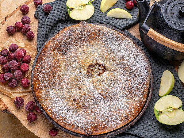 ОкПирог - Яблочный пирог с вишней