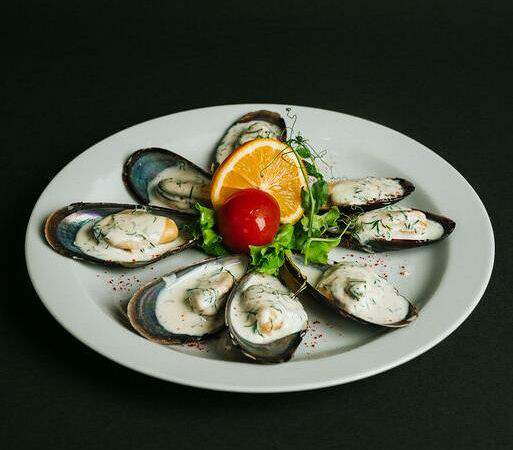 Wasabi - Мидии в сливочном соусе