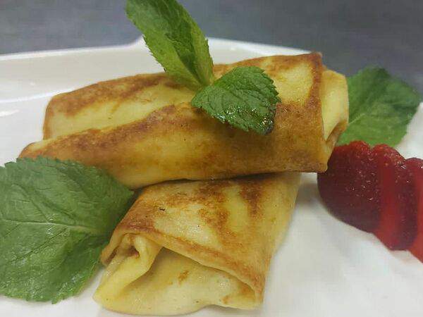 Бакинский дворик - Блины с мясом