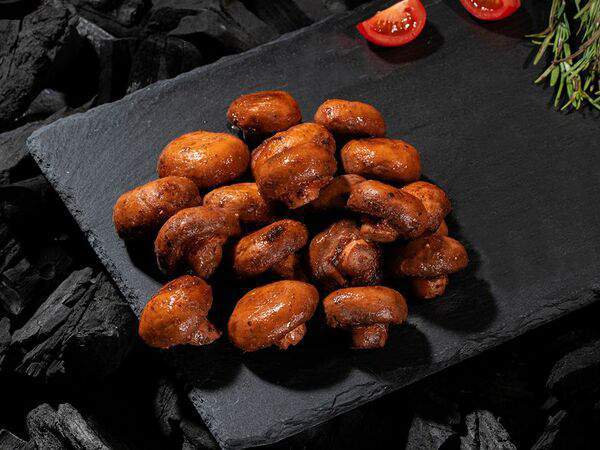 Везем шашлык - Грибы на мангале