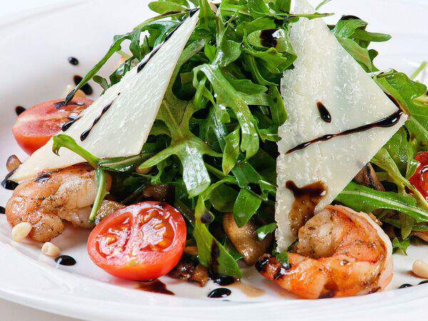 Стейк-Хаус - Салат Руккола с креветками