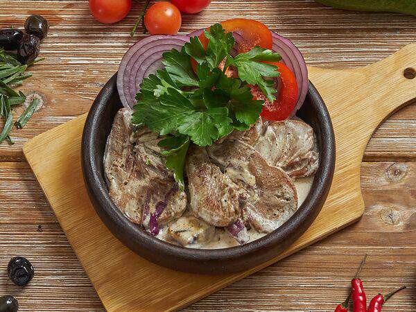 Saperavi - Бараньи язычки в сливочном соусе