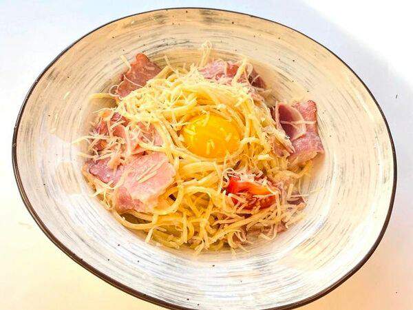 Еда как дома - Спагетти Карбонара