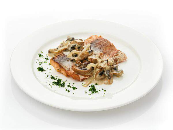 Ближе к делу - Горбуша с грибным жюльеном