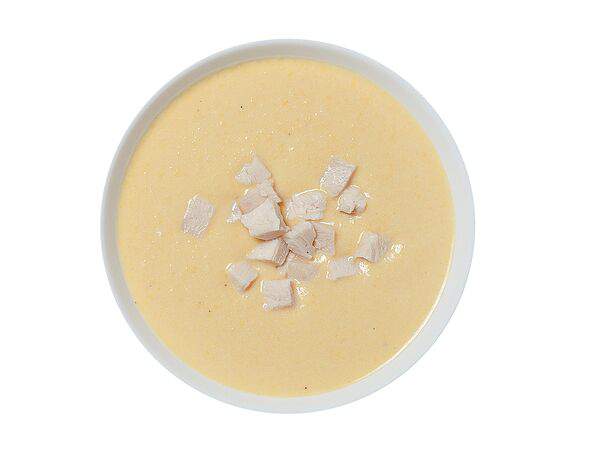 Мандарин - Кукурузный крем-суп с цыпленком