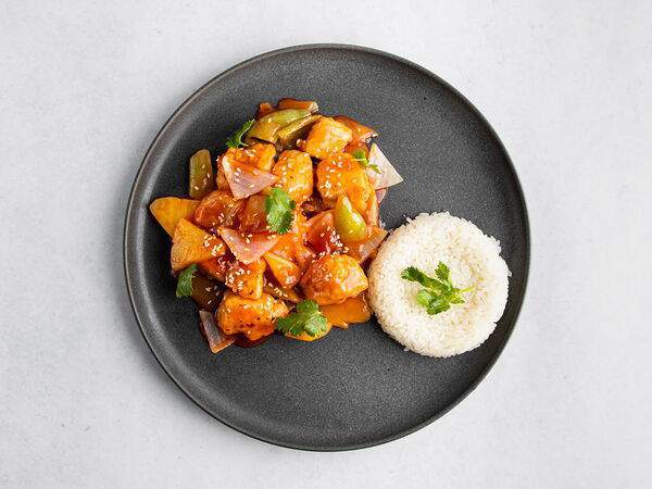 Лапшу не вешай - Курица в кисло-сладком соусе