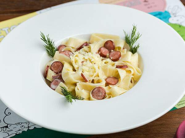 Мама, я дома - Макароны с колбаской
