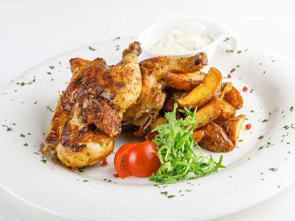 Дон Панэ - Цыпленок табака с мини-картофелем