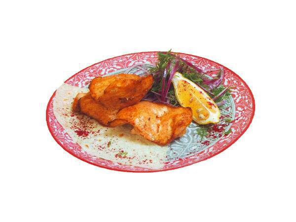 Мельница - Филе семги на вертеле