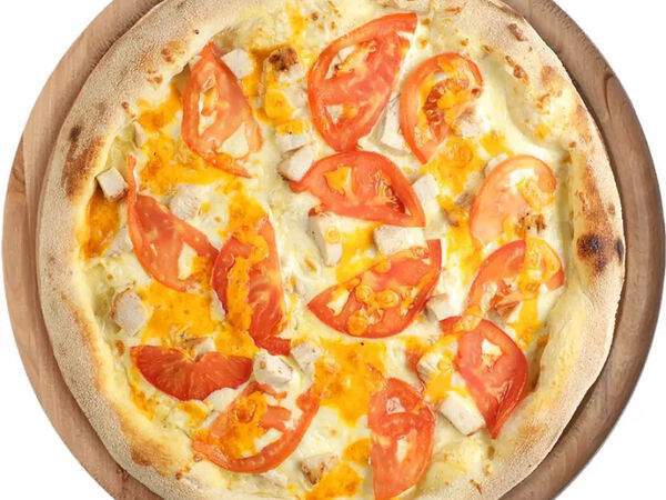 Дома Пицца - Пицца Чикен Чиз сырная с курочкой