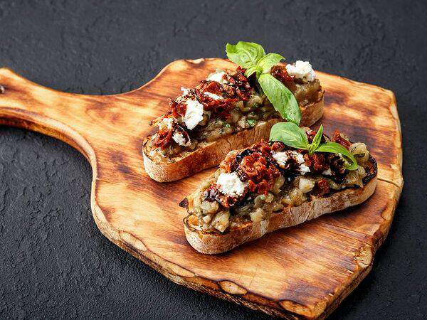 Паста-Паста - Брускетта с баклажаном