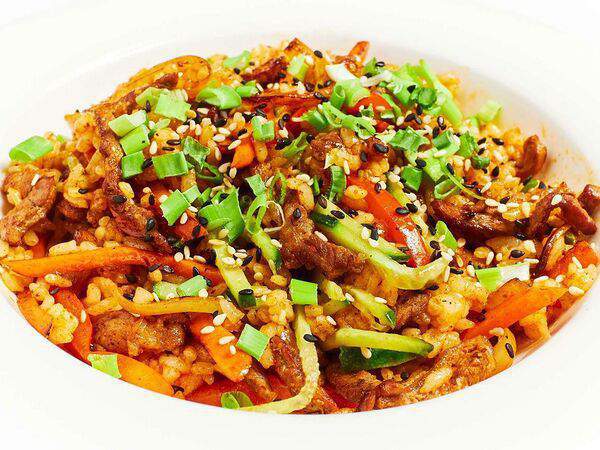 Унга - Рис с острой говядиной