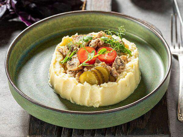 Чайхона №1 Тимура Ланского - Бефстроганов с пюре