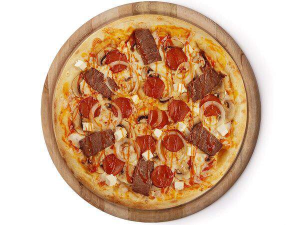 Дома Пицца - Пицца Баффало Билл с говядиной барбекю