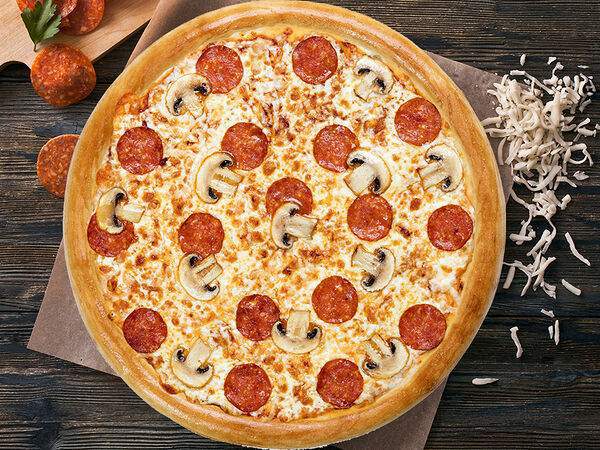 Жемчужина моря - Пицца Пеперони с грибами