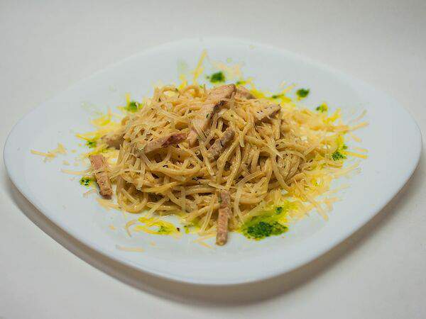 Good обед - Паста с курицей под сливочным соусом