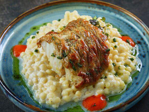 Двор Помидор - Треска под ореховым соусом