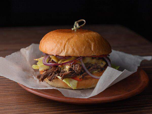 Сегодня можно - Бургер с рваной говядиной