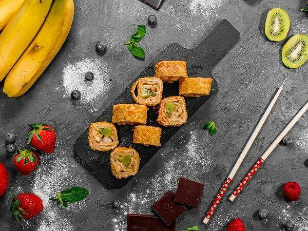 Суши Пати - Жаренный банан-киви