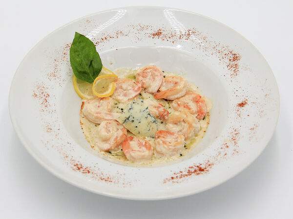 Chipollino - Креветки тигровые в сырном соусе