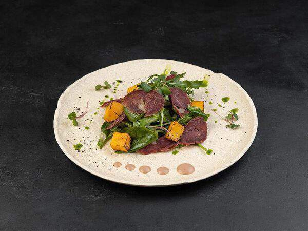 Театральный буфетъ - Салат с печеной тыквой и казылыком