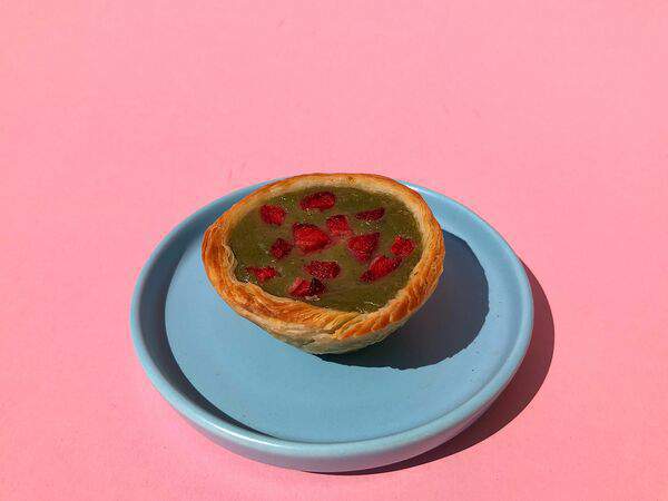 Creme cafe de Pastel - Паштел Клубника-базилик