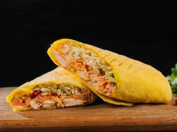 Crash Лаваш - Шаурма из курицы в сырном лаваше