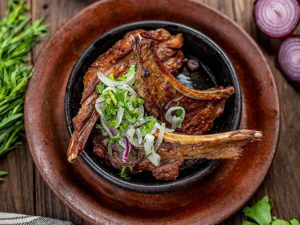 Хинкали & Хачапури - Шашлык Чалагаджи из баранины