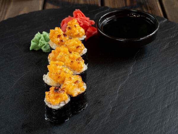 Крафт-кафе Вжарим - Ролл запеченный с креветкой