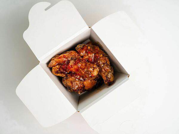 Суши маркет Кухня Солнца - Куриные крылышки в кисло-сладком соусе чили