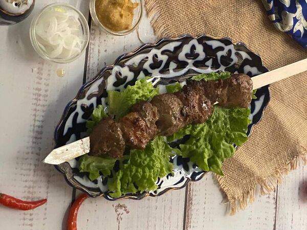 Лагман - Шашлык из баранины