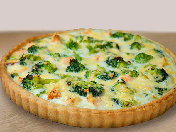 Машенькины пироги - Норвежский киш с красной рыбой и брокколи