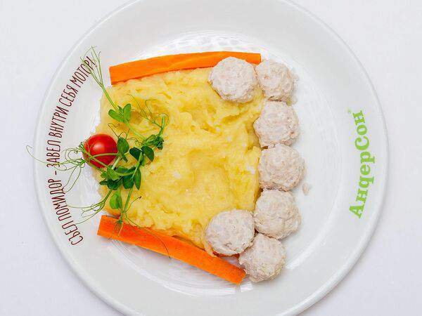 АндерСон - Картофельная тележка с фрикадельками из индейки