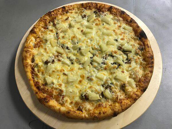 Браш-пицца - Пицца По-гавайски