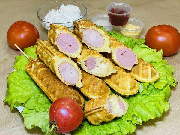 Вкусные корн доги - Сет Большой 12 корн-догов