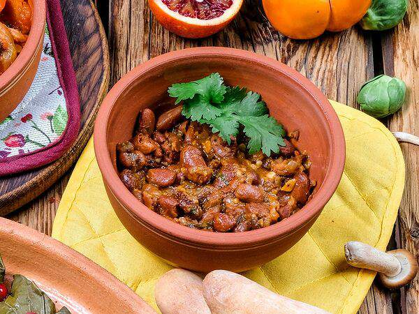 Хачапури тётушки Марико - Красное лобио