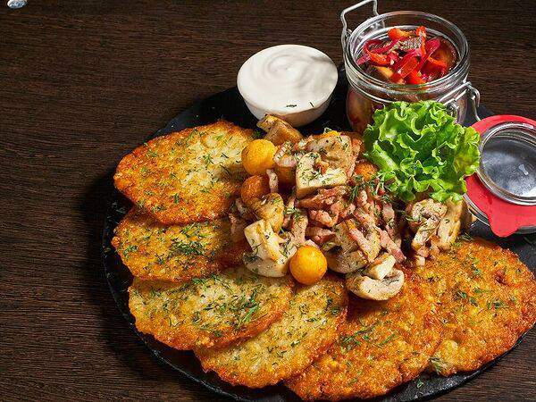 Старые традиции - Бульбяны фэст с грибами и шкварками